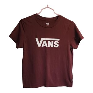Vans Men’s size L burgundy  tee shirt